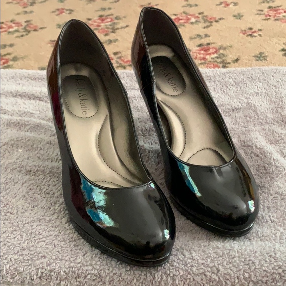 Black Patent pumps